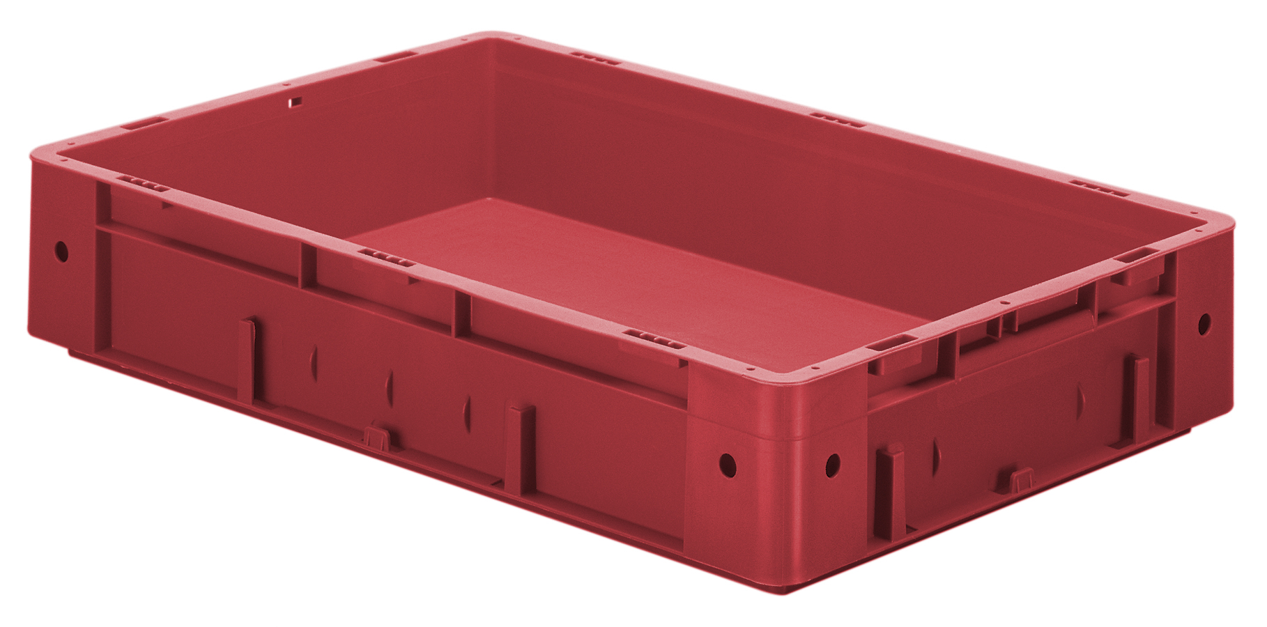 2 Stück Schwerlast-Transport-Stapelkasten VTK, L600 x B400 mm