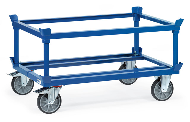Paletten-Fahrgestell mit TPE-Räder, Tragkraft 750 kg