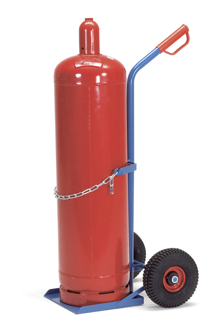 Stahlflaschenkarre für eine 33 kg-Propangasflasche