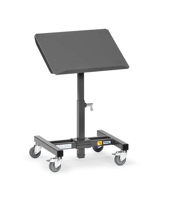 ESD-Materialständer mit neigbarer Plattform