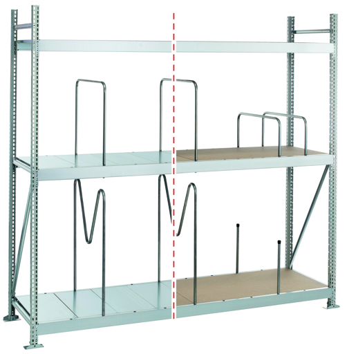 WS3000 ML50 - Weitspannregal mit Stahlpaneel-Böden, Fachlast 500 kg