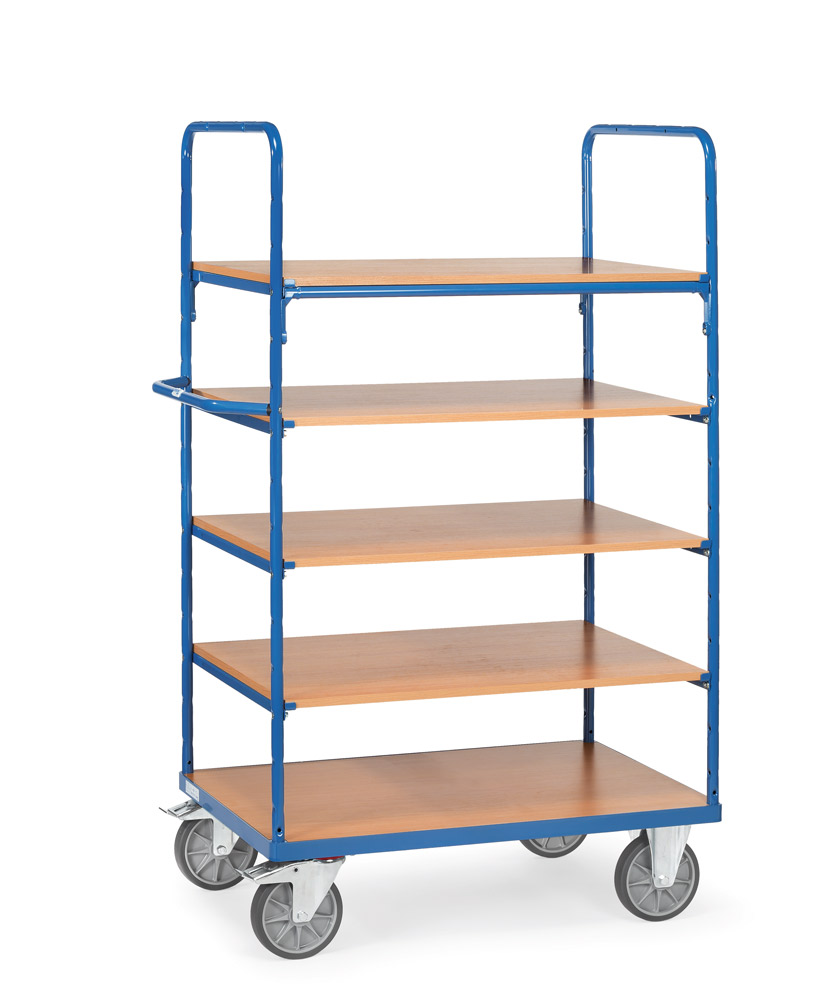 Hoher Etagenwagen mit 5 Ebenen, Tragkraft 600 kg