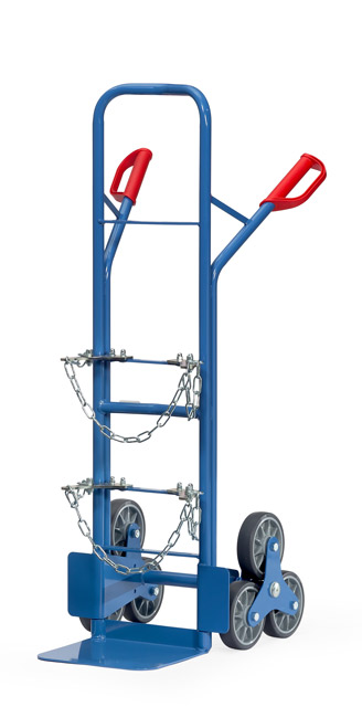 Stahlflaschen-Treppenkarre, Tragkraft 200 kg