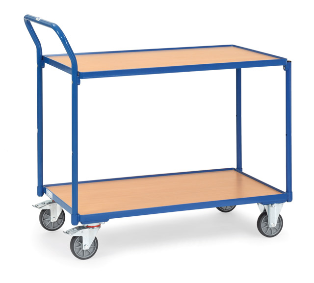 Leichter Tischwagen, Tragkraft 300 kg, 2 Etagen