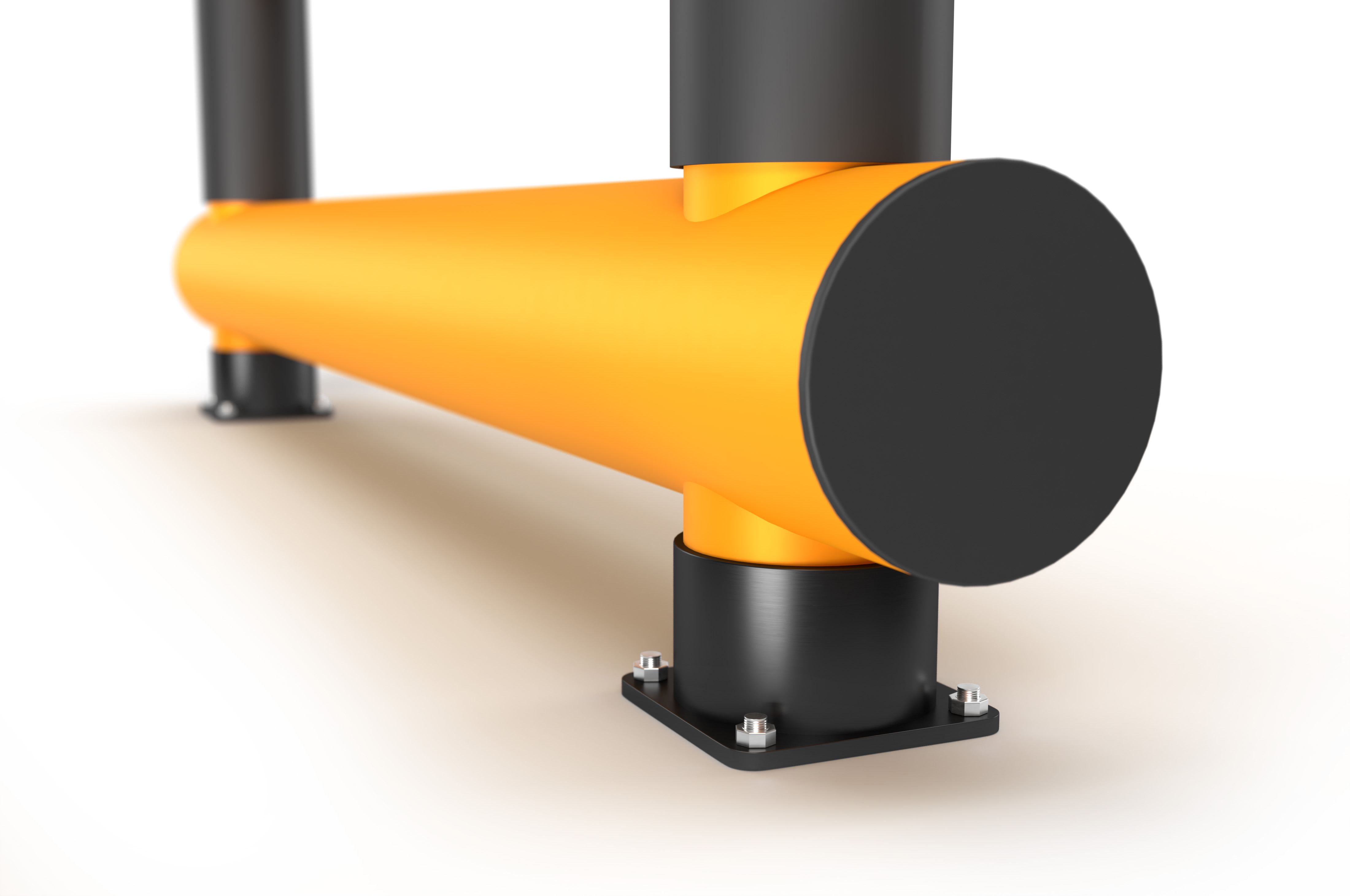 Wegtrennung "Handlauf" mit Einzelplanke