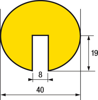 Kantenschutz aus PU-Schaum, selbstklebend