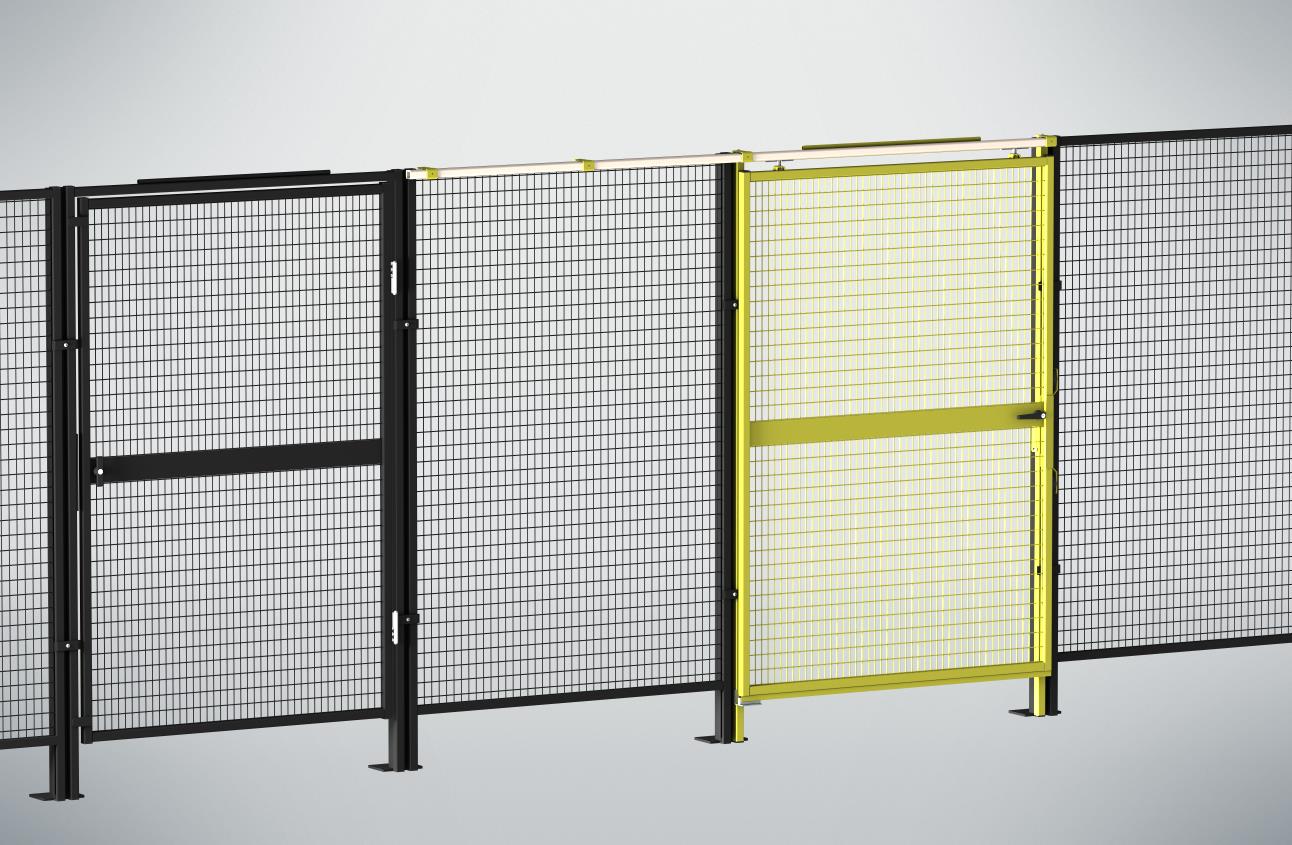Schiebetür f. Maschinenschutzzaun (System 9900)