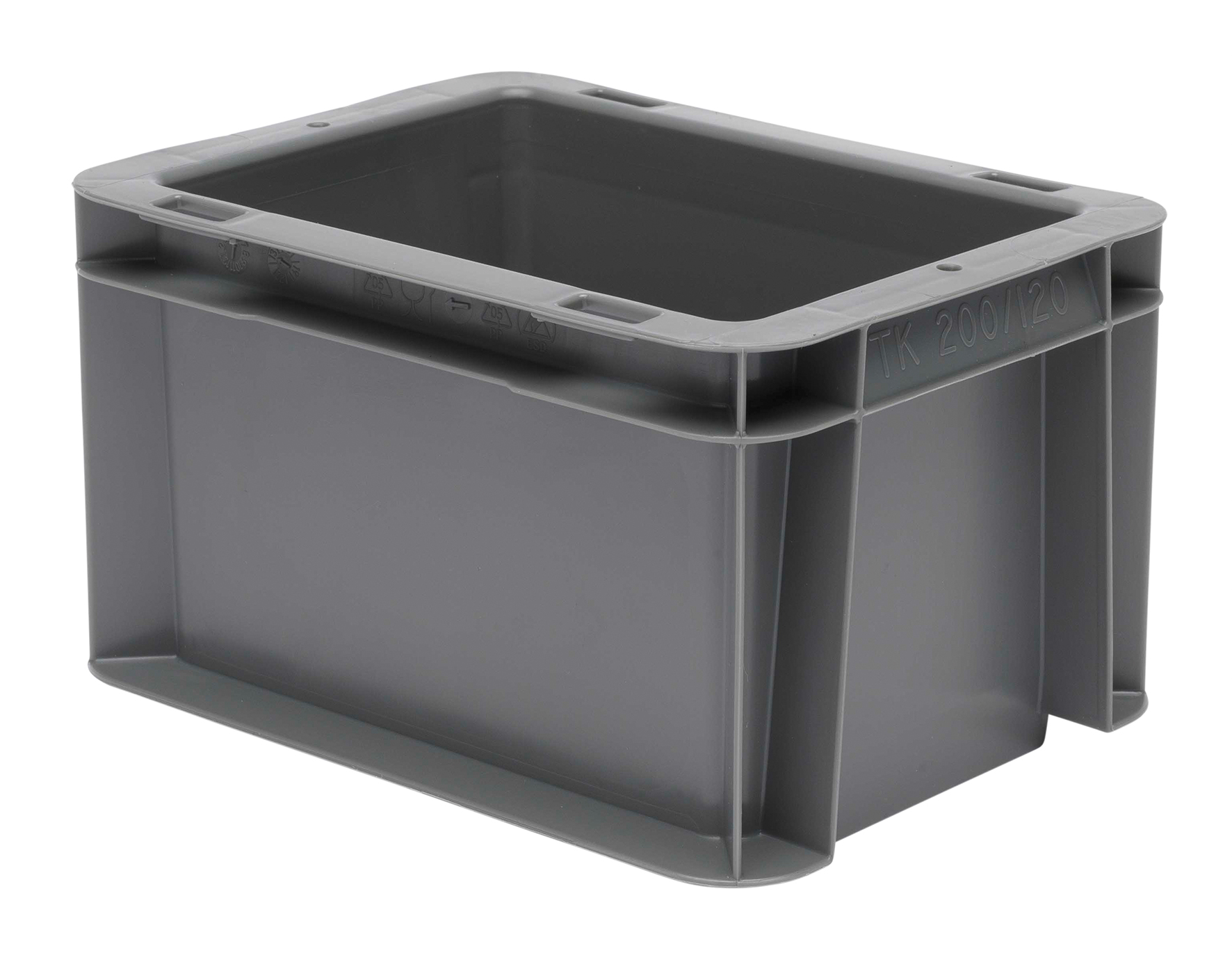 16 Stück Transport-Stapelkasten TK, L200 x B100 mm