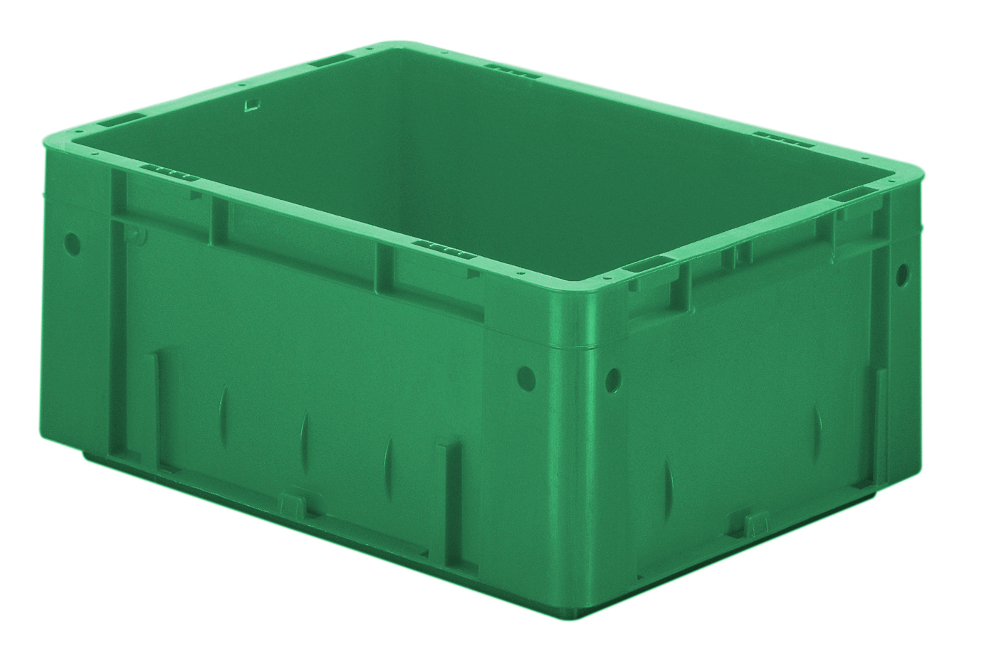 4 Stück Schwerlast-Transport-Stapelkasten VTK, L400 x B300 mm
