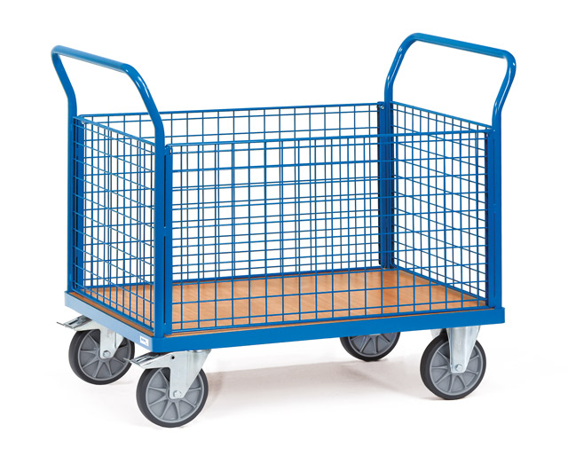 Gitter-Vierwandwagen, Tragkraft 500 kg