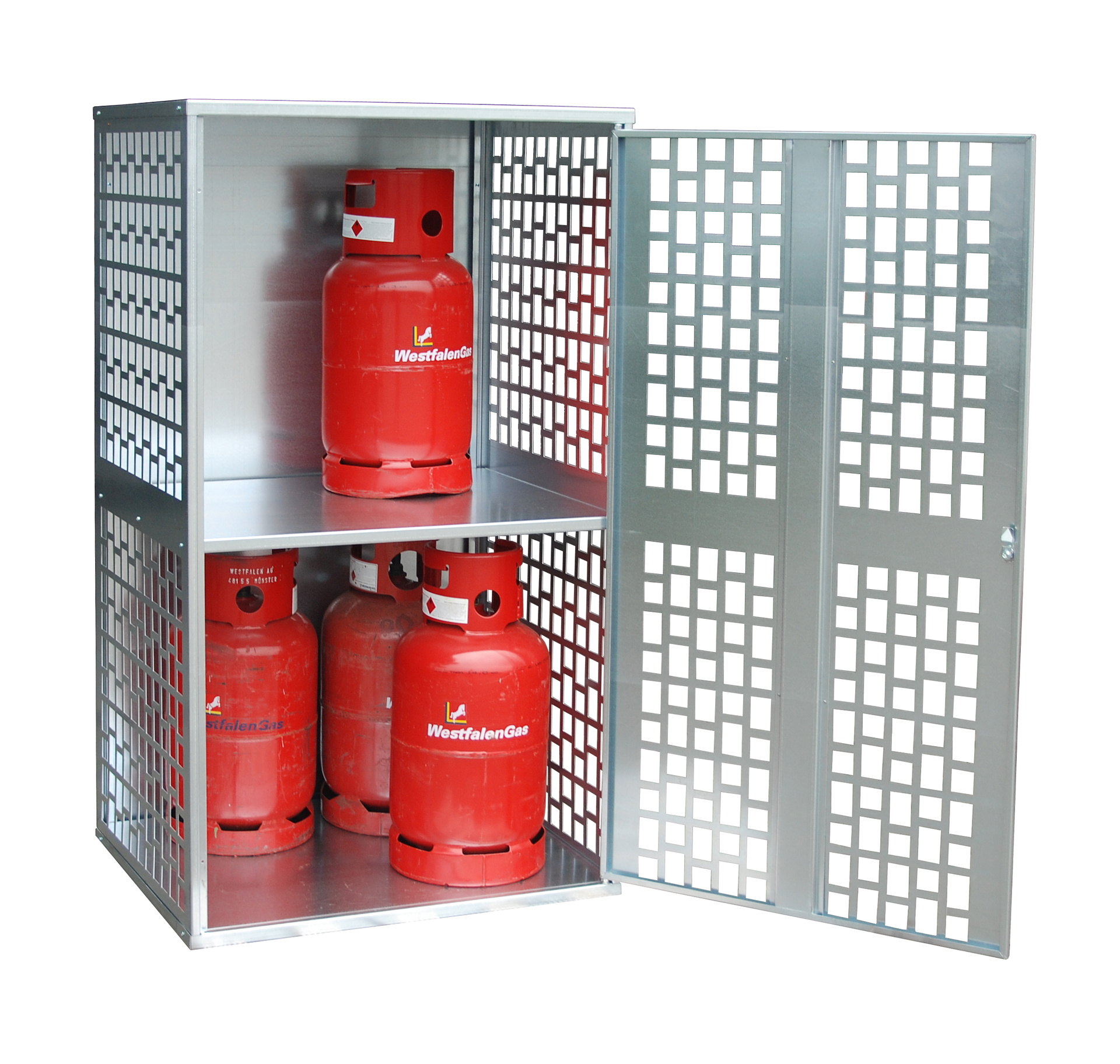 Gasflaschen-Depot Typ GFD - Lochblech