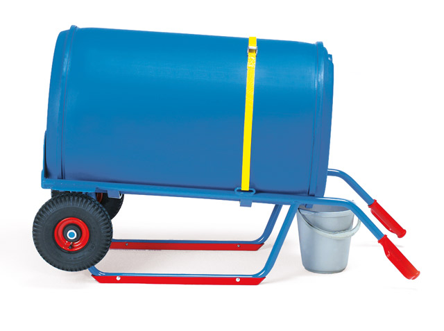 Große Fasskarre für Kunststoff-Fässer, Tragkraft 250 kg