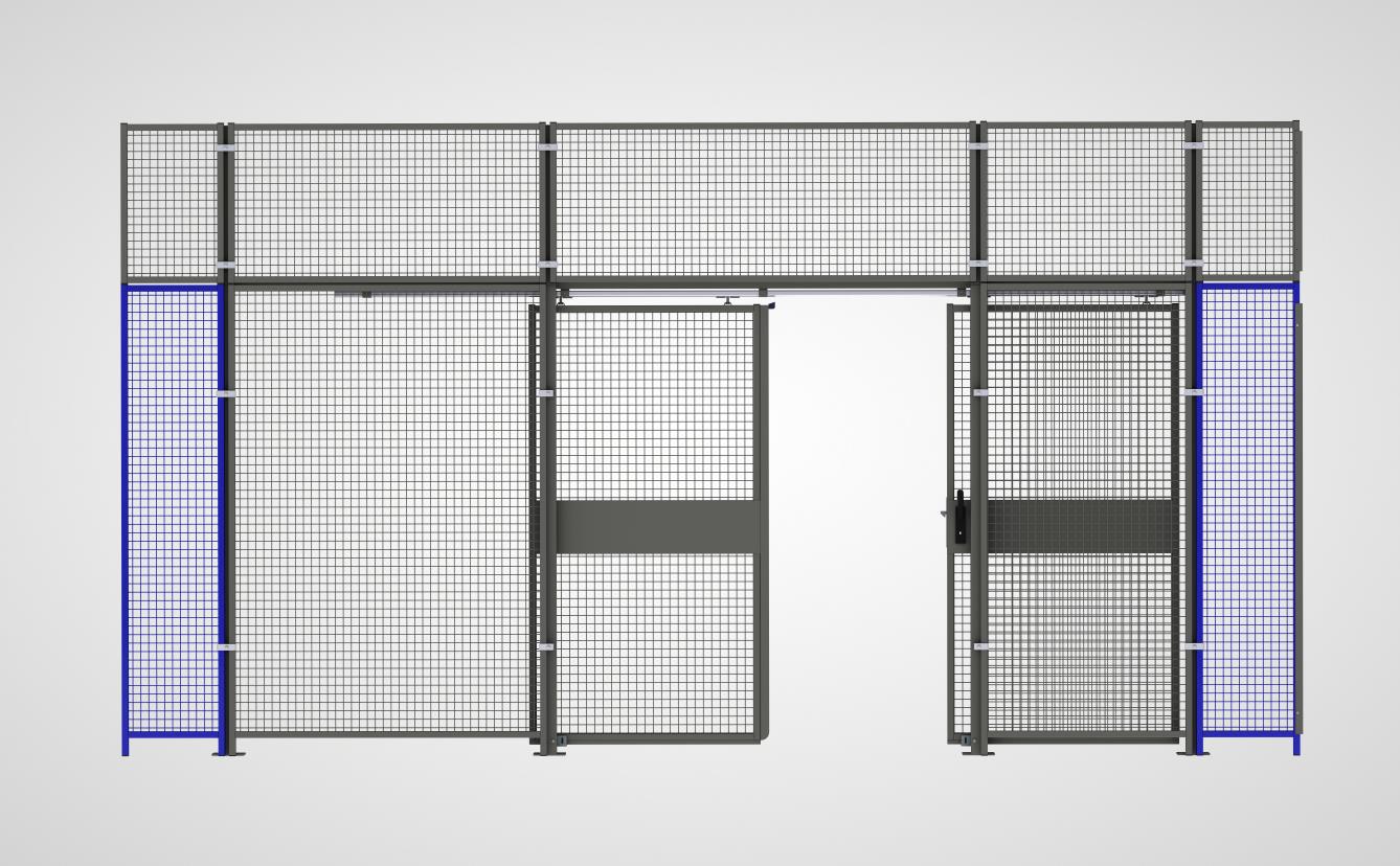 Wandelement mit Gitterfüllung (System 9200)