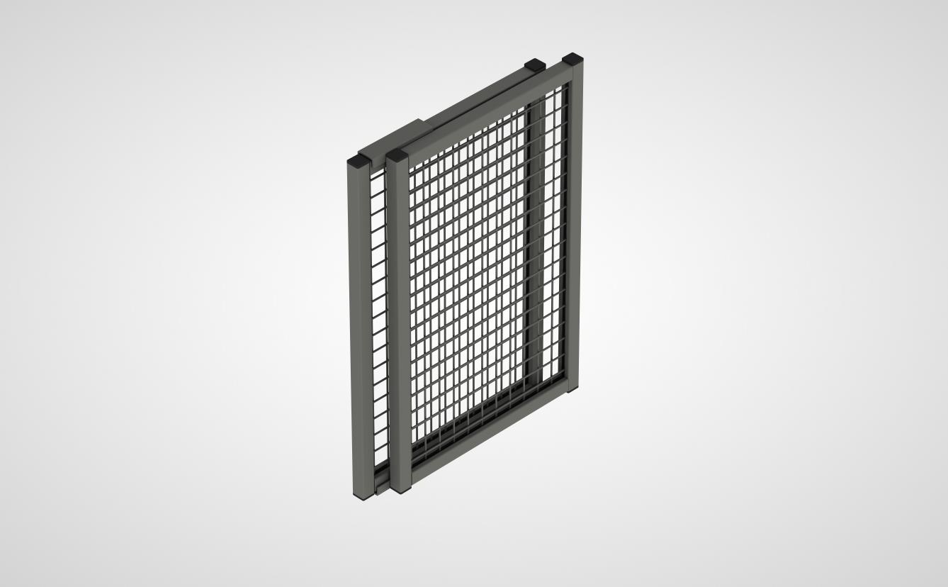 Vario-Aufsatzelement mit Gitterfüllung (System 9200)