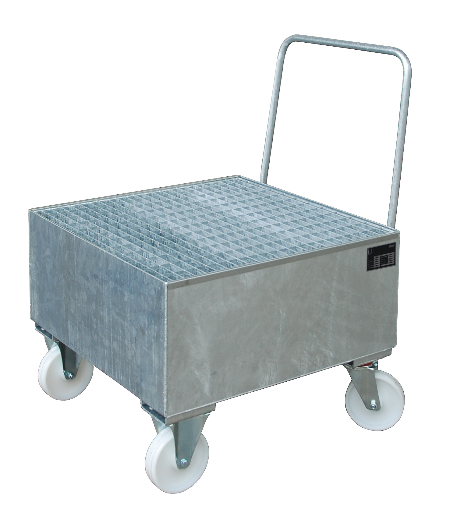Fahrbare Auffangwanne SERIE 2000 mit Gitterrost
