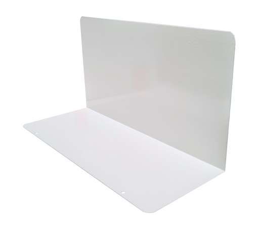 Buchstütze, freistehend, RAL 7035 lichtgrau