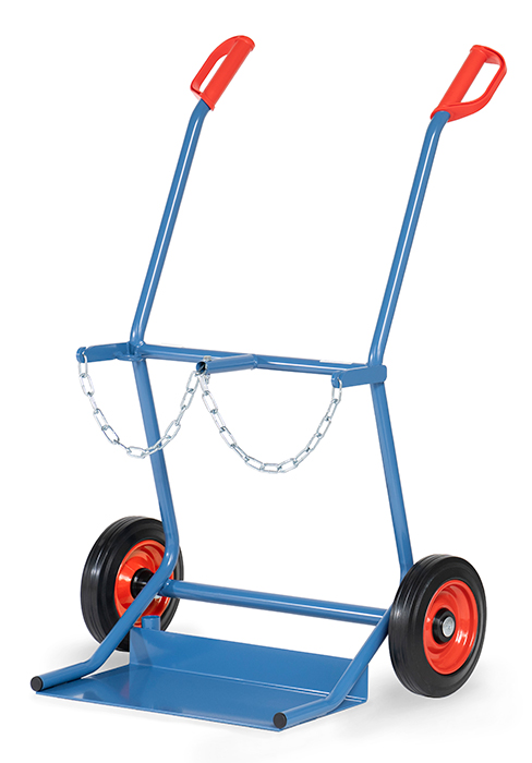 Stahlflaschenkarre für zwei 20l Stahlflaschen