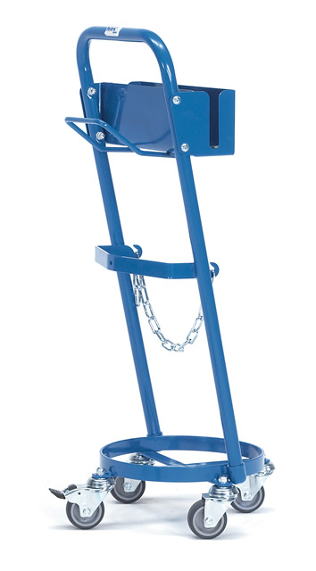 Stahlflaschenroller, Tragkraft 80 kg