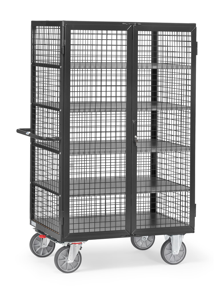 Kastenwagen mit Gitter, Türen - Treibriegelverschluss