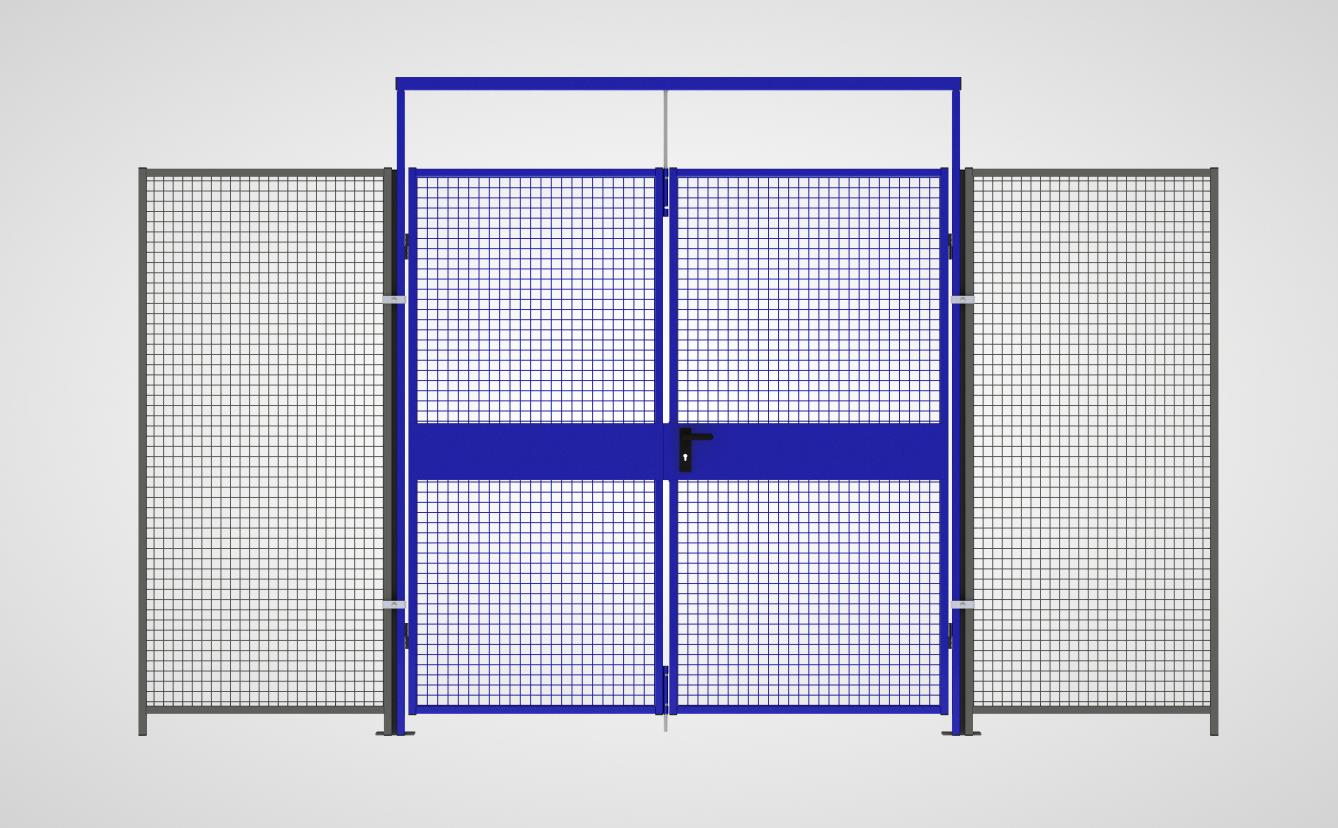 Doppelflügeltür, Durchfahrtshöhe 2.500 mm (System 9200)