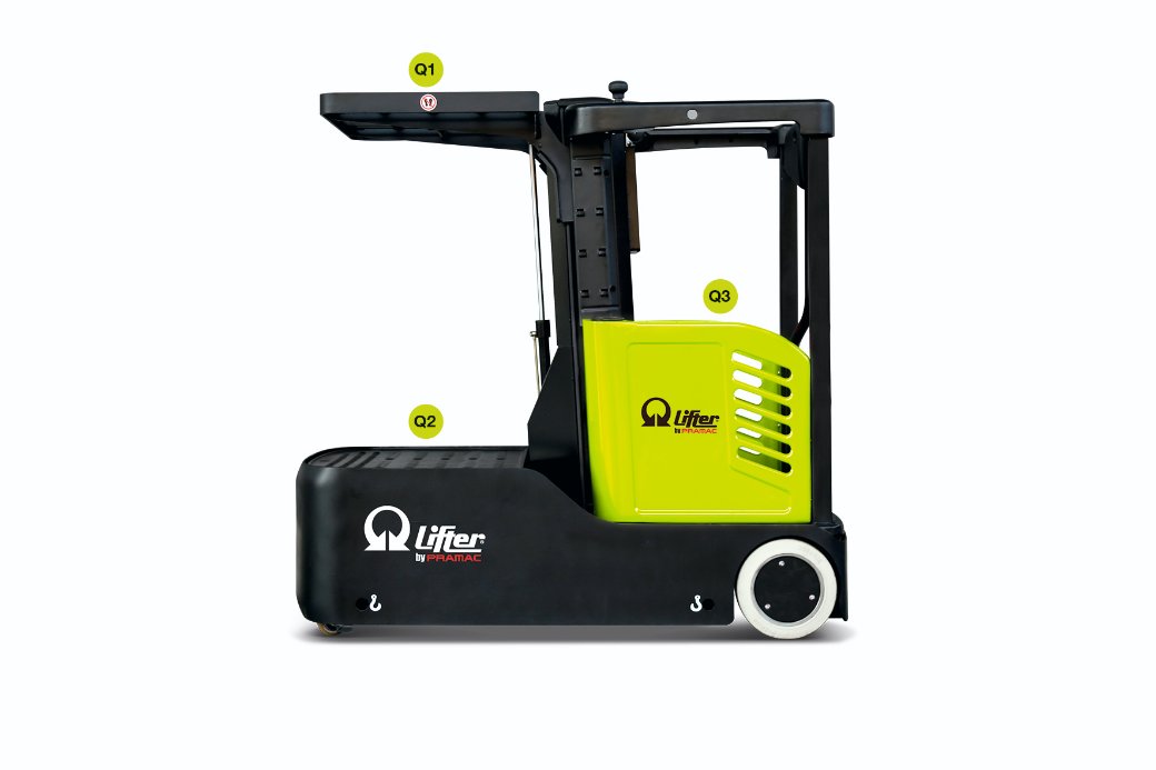 Kommissionierer Typ OP, bis 4,5 m Arbeitshöhe