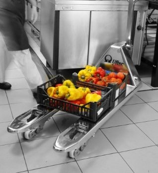 Edelstahlhubwagen INOX Mr. Hydro, 2,5 t.