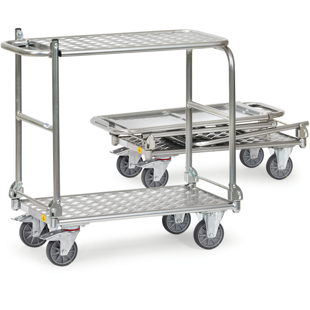 ESD-Klapp-Tischwagen aus Aluminium