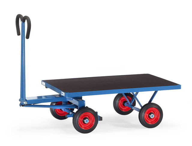 Großer Handpritschenwagen ohne Wände, Tragkraft 700 kg