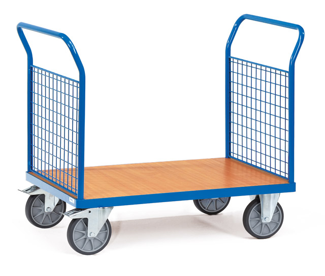 Gitter-Doppel-Stirnwandwagen, Tragkraft 500 kg