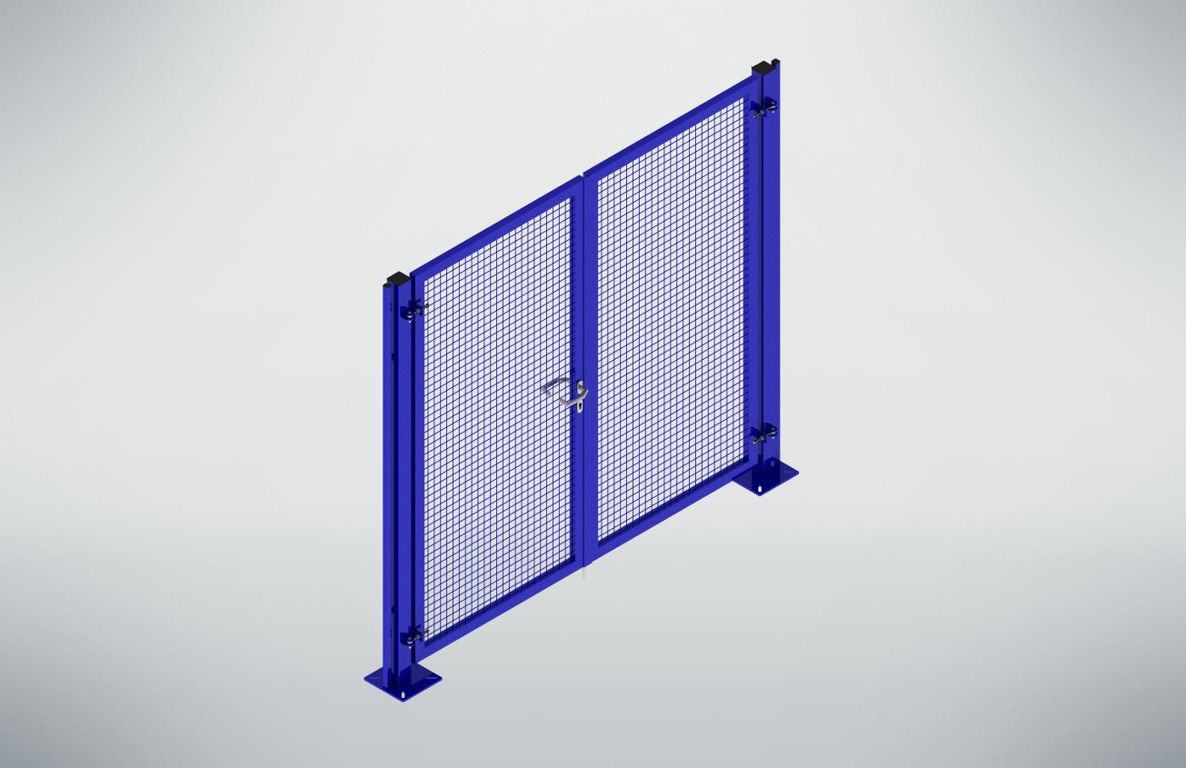 Großes Doppelflügeltor ohne begrenzte Durchfahrtshöhe