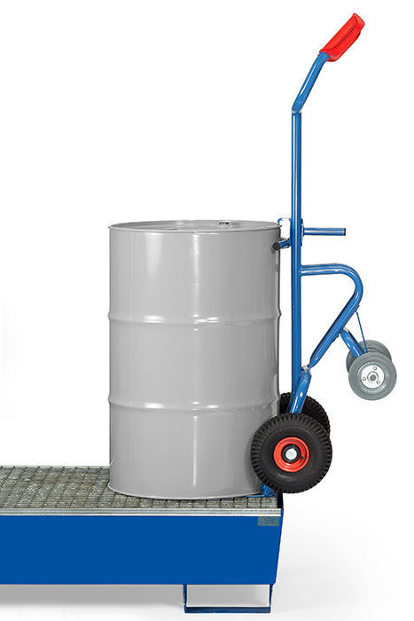 Fasskarre mit Stützräder, Tragkraft 300 kg