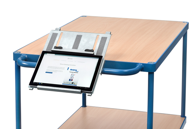 Tablethalterung für Kommissionierwagen