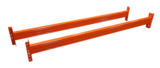 Zusatz-Holmpaar für Palettenregale, orange