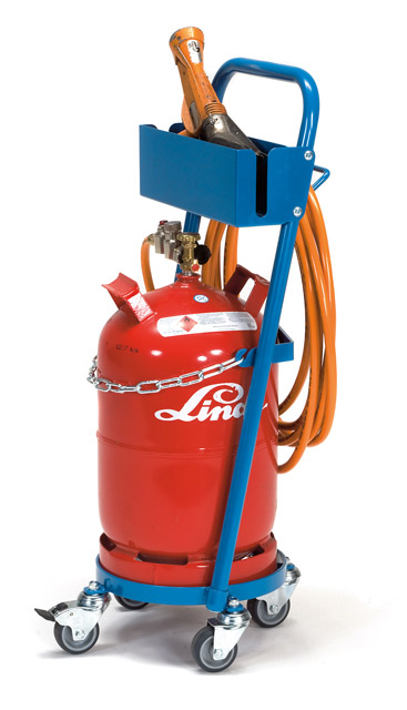 Stahlflaschenroller, Tragkraft 80 kg