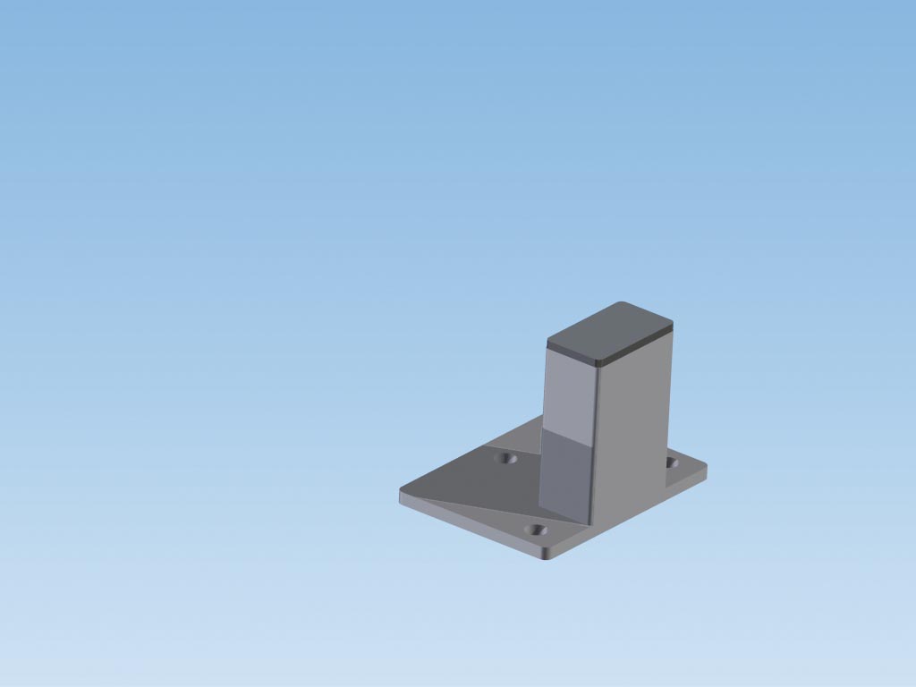 Pfosten zur Befestigung der Elemente (System 9200)