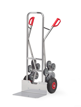 Alu-Treppenkarre mit 5-armigen Radsternen, Tragkraft 200 kg