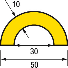 Rohrschutz aus PU-Schaum, selbstklebend