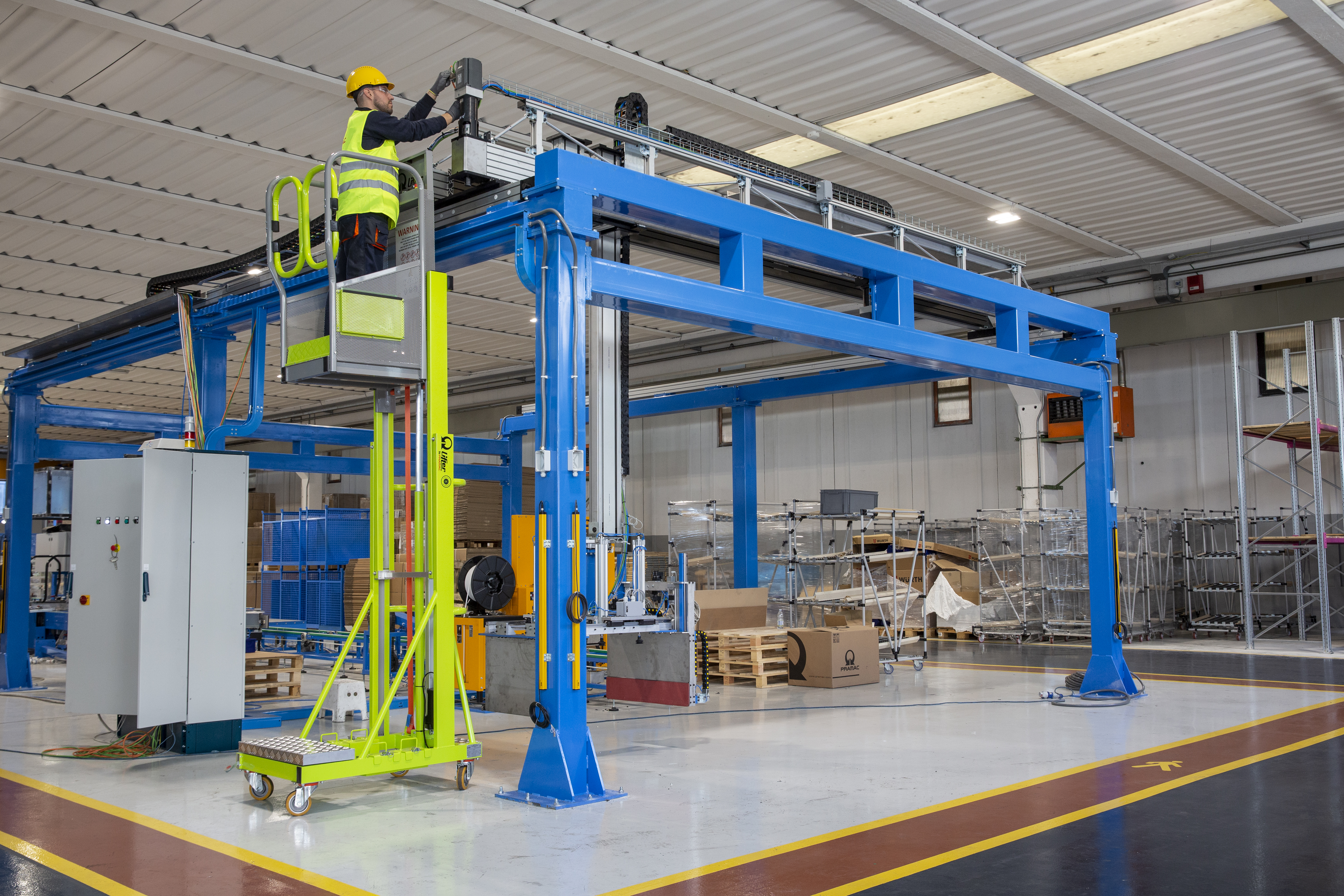 Plattform-Hochhubwagen Typ LP 12, bis 5 m Arbeitshöhe